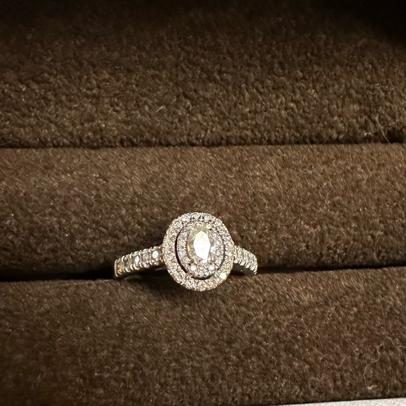 Princess ring half carat. - Picture 3 of 12
